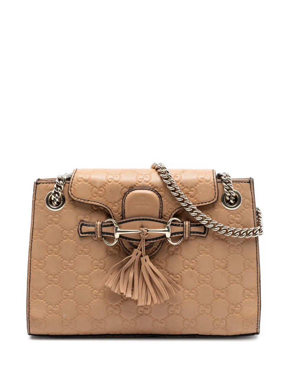 Gucci Pre-Owned 2016-2026 Small Guccissima Emily shoulder bag - Toni neutri
