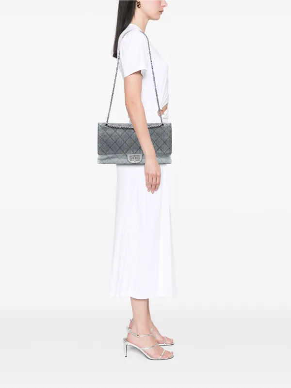 CHANEL Pre-Owned 2009-2010 トリコロール マトラッセ デニム