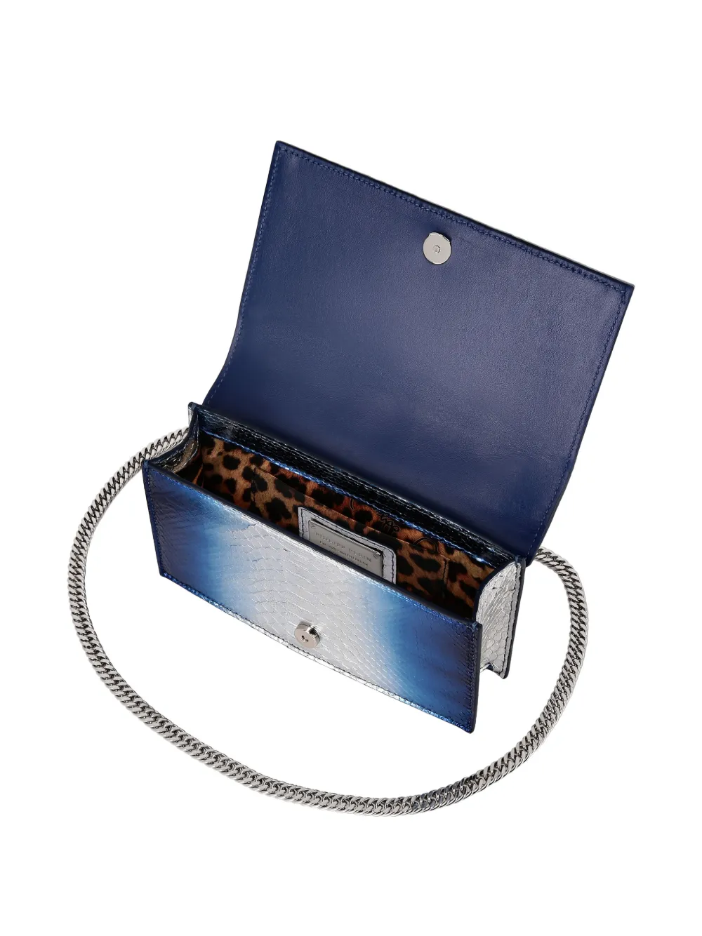 Philipp Plein Metallic schoudertas verfraaid met doodskop Zilver