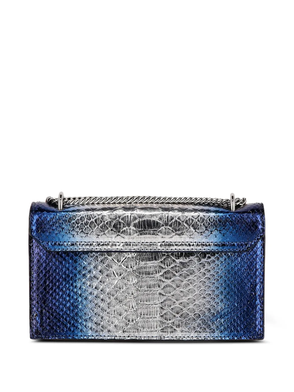 Philipp Plein Metallic schoudertas verfraaid met doodskop Zilver