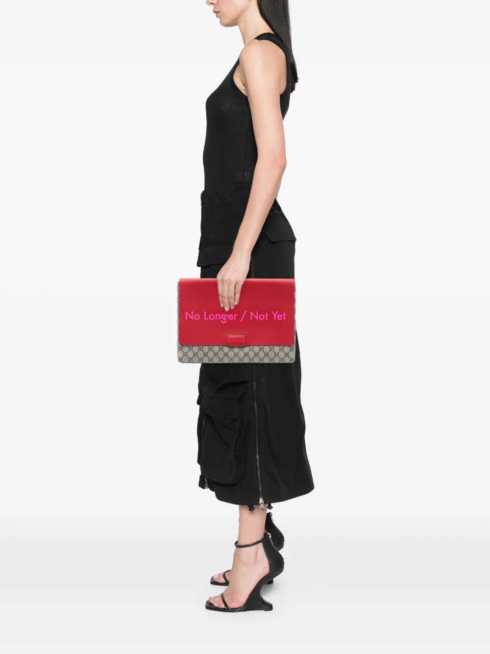 Gucci Pre-Owned 2000-2015 GGスプリーム No Longer Not Yet クラッチ