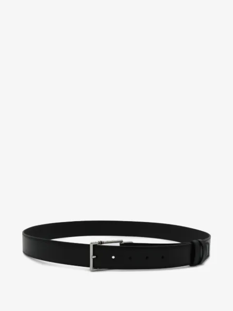 Montblanc leather buckle-fastening belt