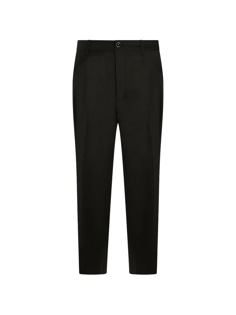 Nine In The Morning pressed-crease stretch trousers - Marrone