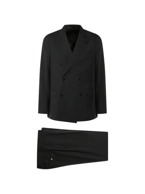 Lardini double-breasted wool suit