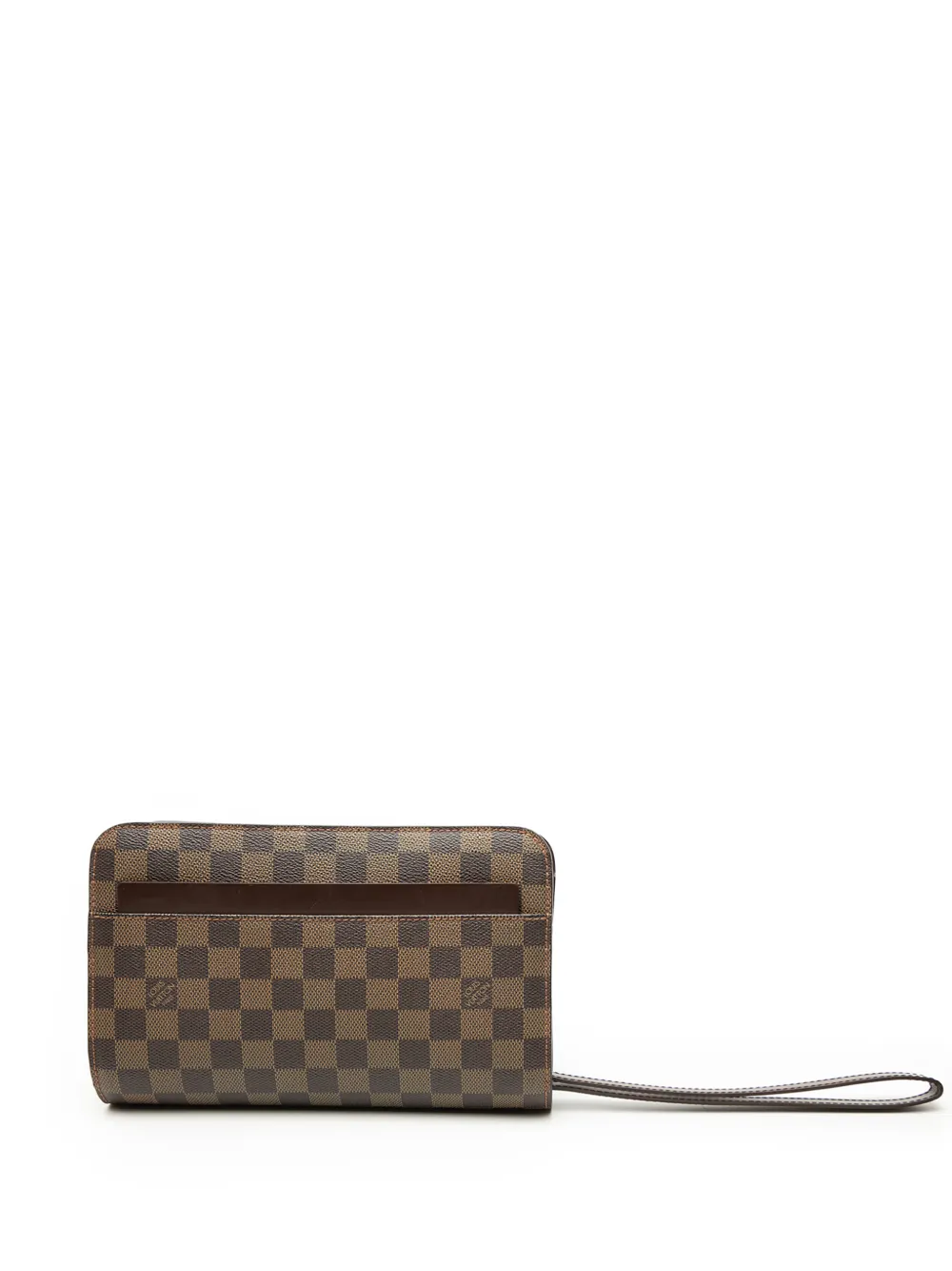 Louis Vuitton Pre-Owned 2007 Damier Ebene Saint Louis Pochette clutch bag - Braun