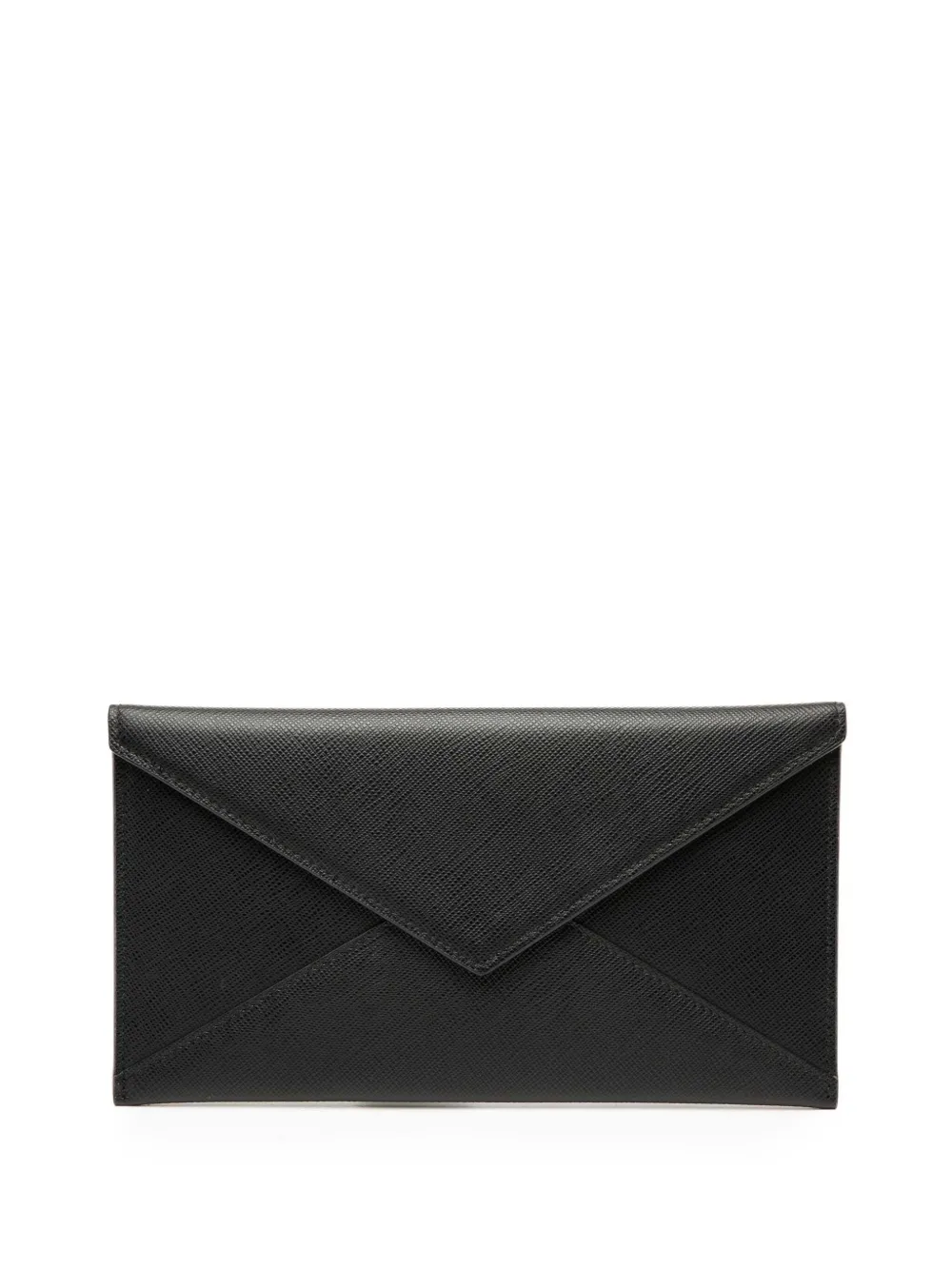 Prada Pre-Owned 2010-2026 Saffiano Envelope pouch - Nero