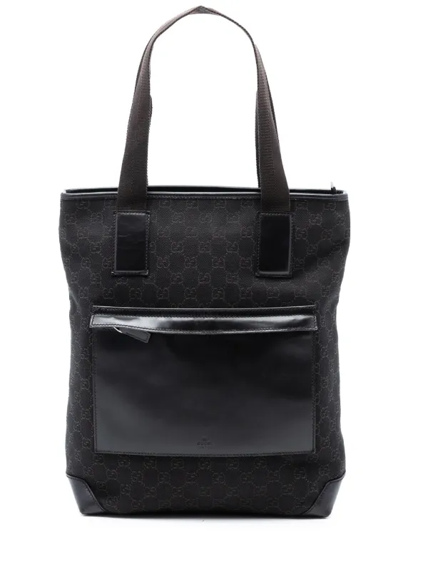 Gucci Pre-owned 2016-2025 GG Denim Tote Bag in Brown