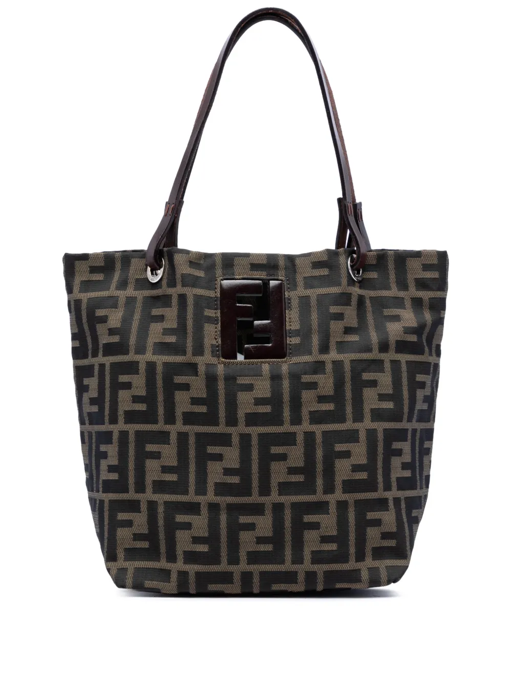 Fendi Pre-Owned 2010-2025 Zucca Canvas handbag - Brown