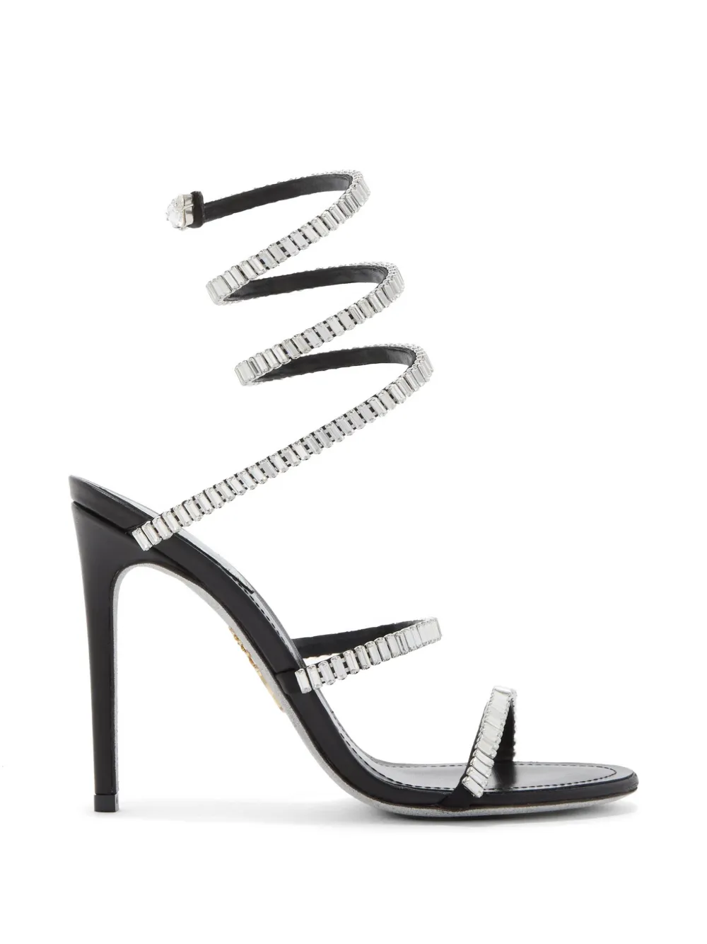 René Caovilla Cleo crystal-embellished sandals Zwart