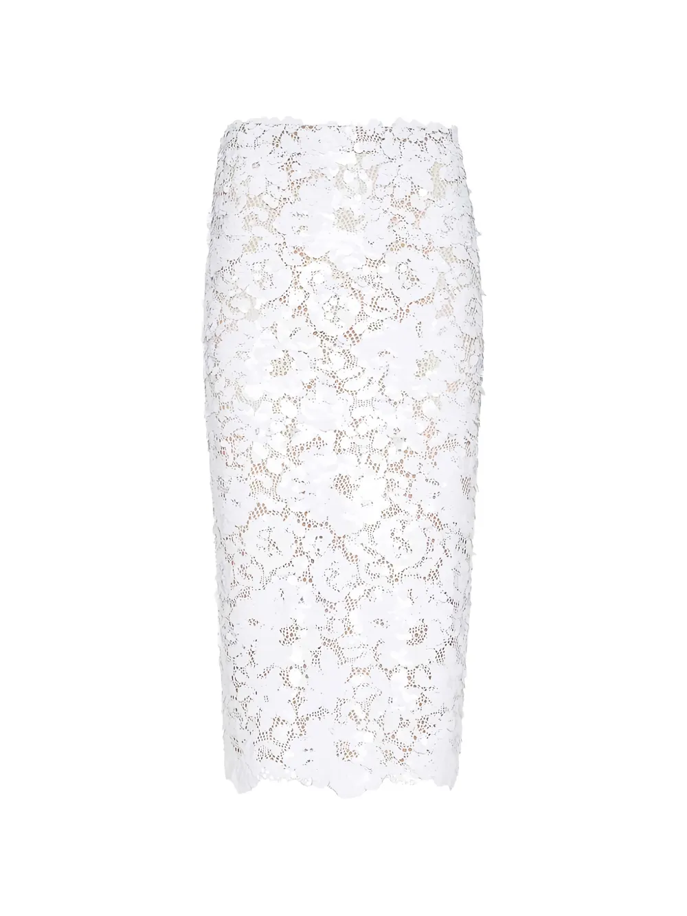 L'Agence Makena sequin-embellished midi skirt - Bianco