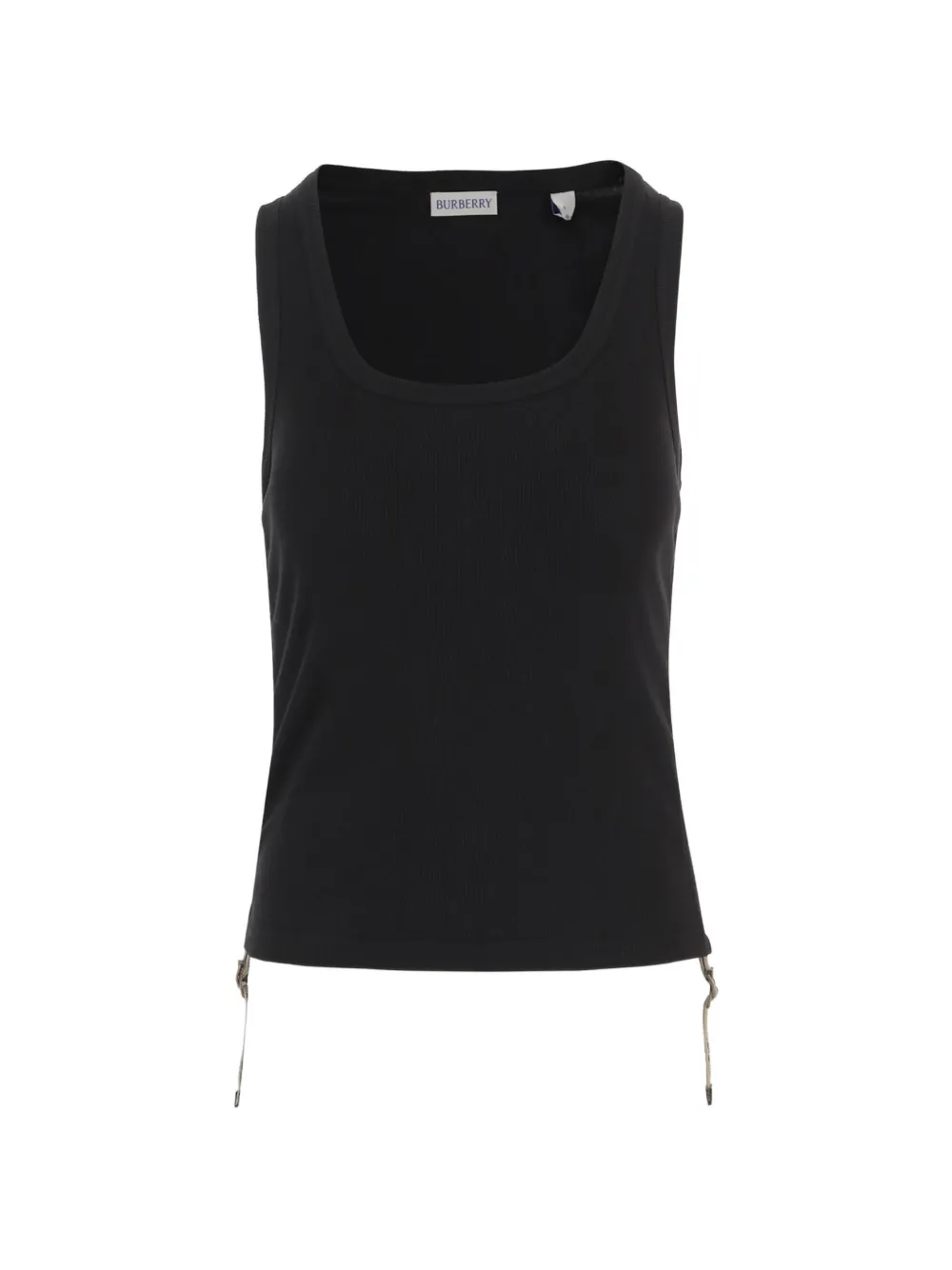 Burberry side-tie top - Nero