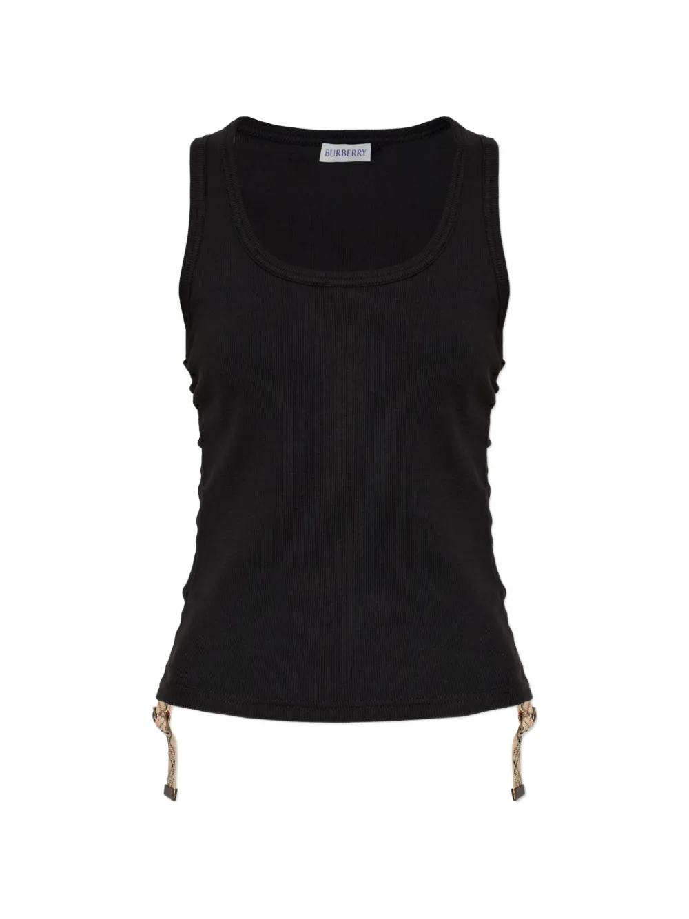 Burberry Top met gestrikte zijkant Zwart