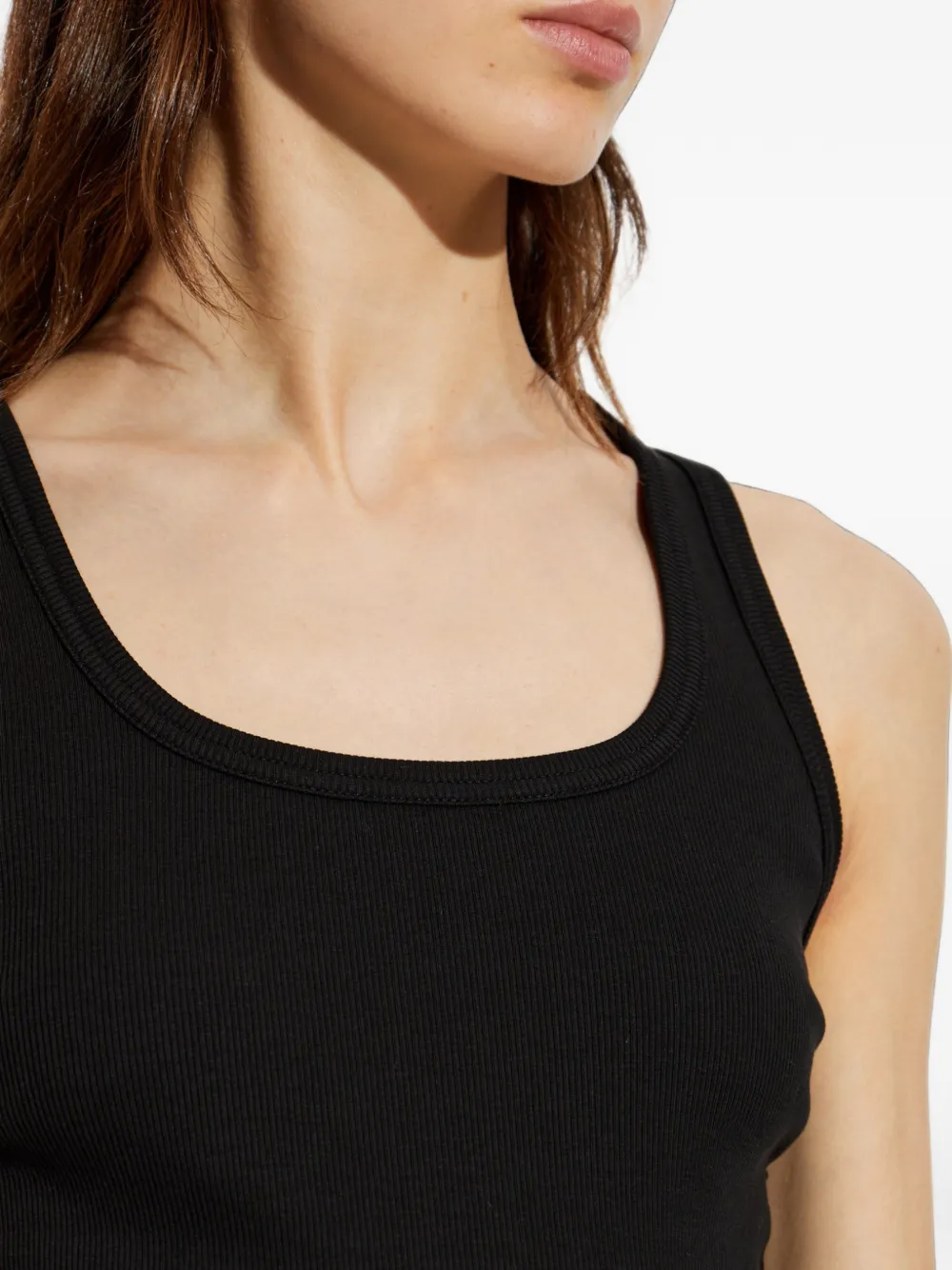 Burberry Top met gestrikte zijkant Zwart