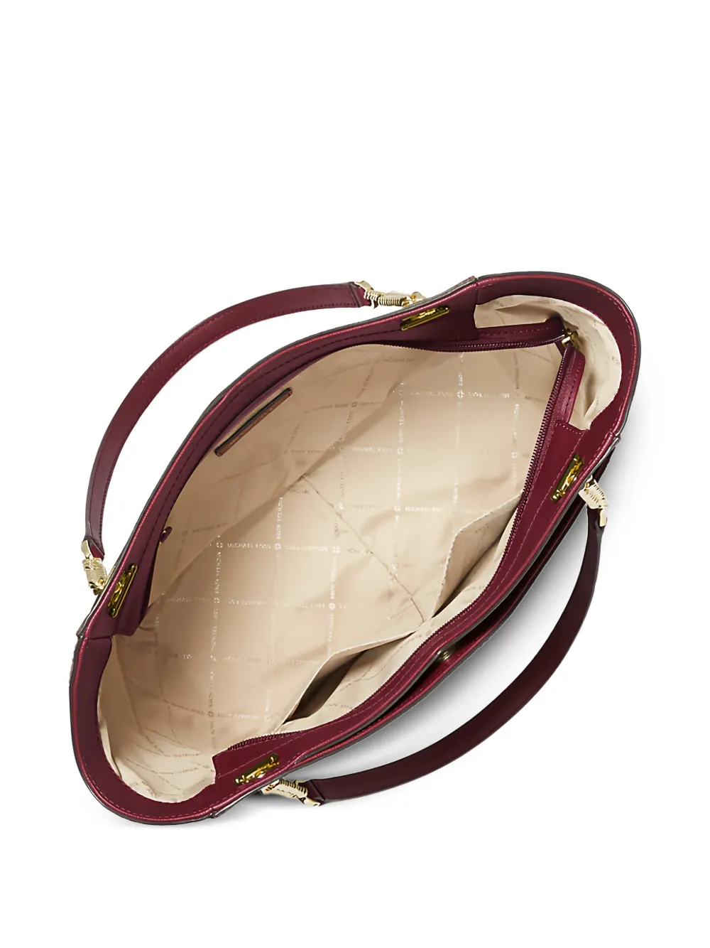 Michael Kors Jet Set tas met monogram Bruin