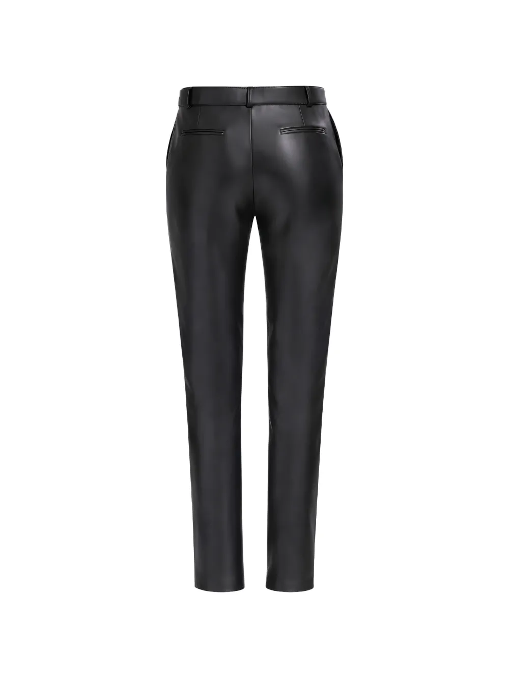 Elie Saab Leren broek Zwart