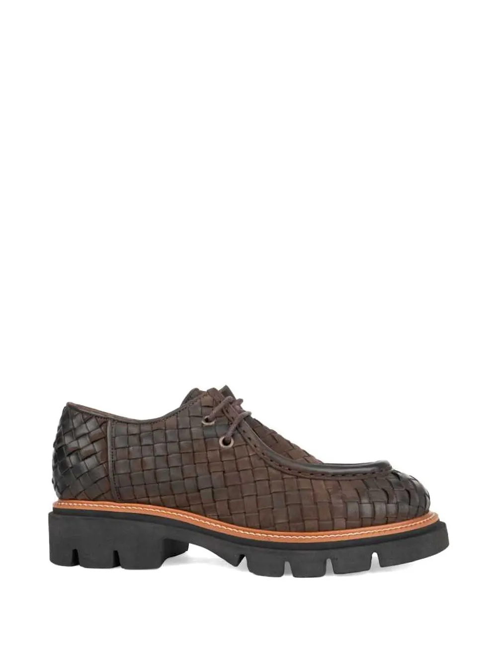 SERGIO MORETTI FIRENZE lace-up loafers - Marrone