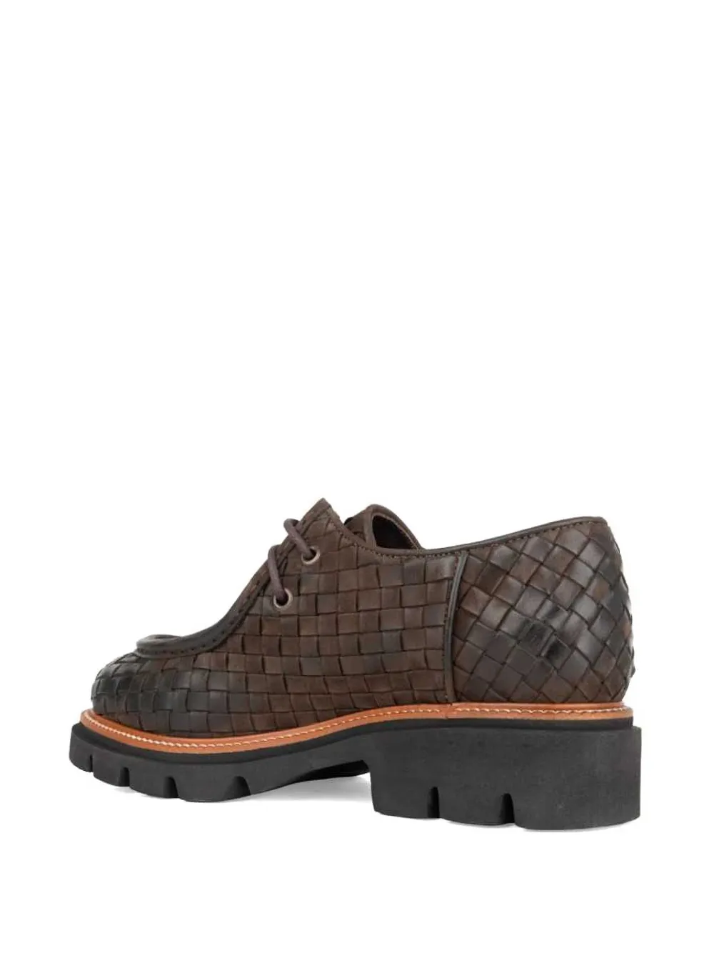SERGIO MORETTI FIRENZE Loafers met veters Bruin