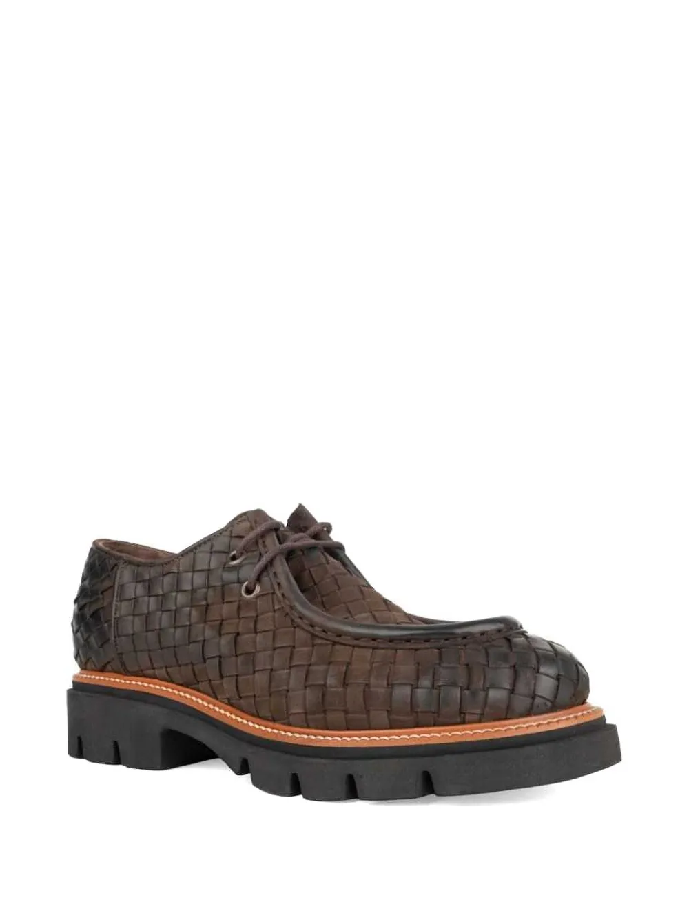 SERGIO MORETTI FIRENZE Loafers met veters Bruin
