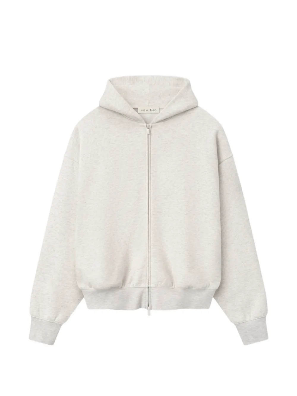 FEAR OF GOD ESSENTIALS Essentials Signature Classic zip-up hoodie - Grigio