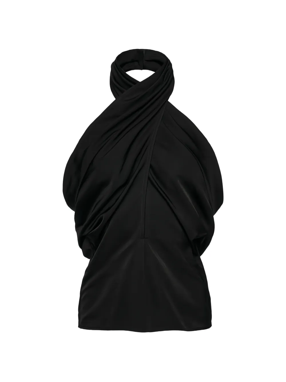Magda Butrym halterneck top - Nero