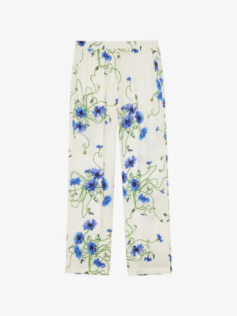 Stella McCartney pantalones con estampado floral