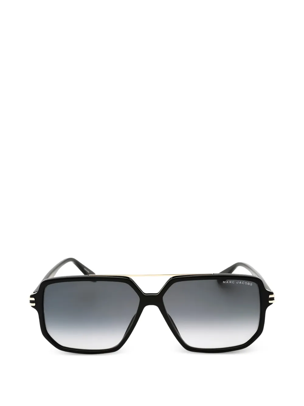 Marc Jacobs Eyewear double-bridge pilot-frame sunglasses - Nero
