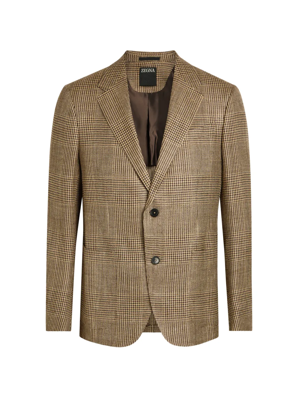 Zegna check blazer - Toni neutri