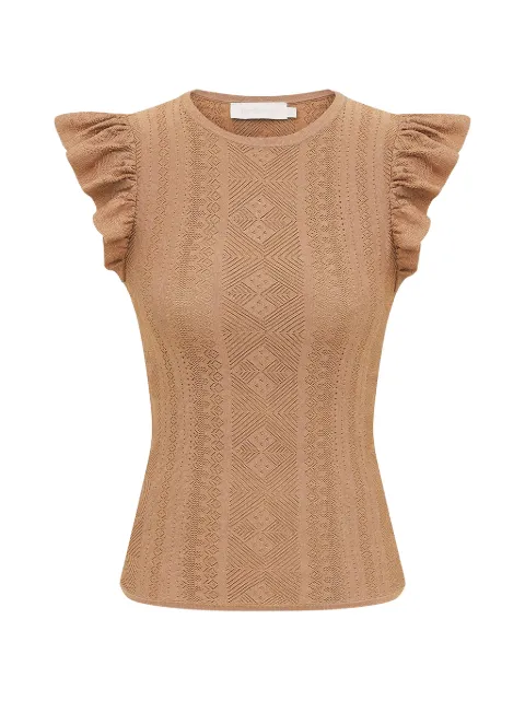 ZIMMERMANN Aster ruffled top