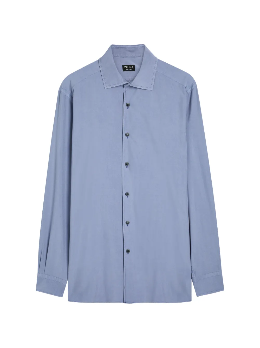 Zegna long-sleeve shirt - Blau