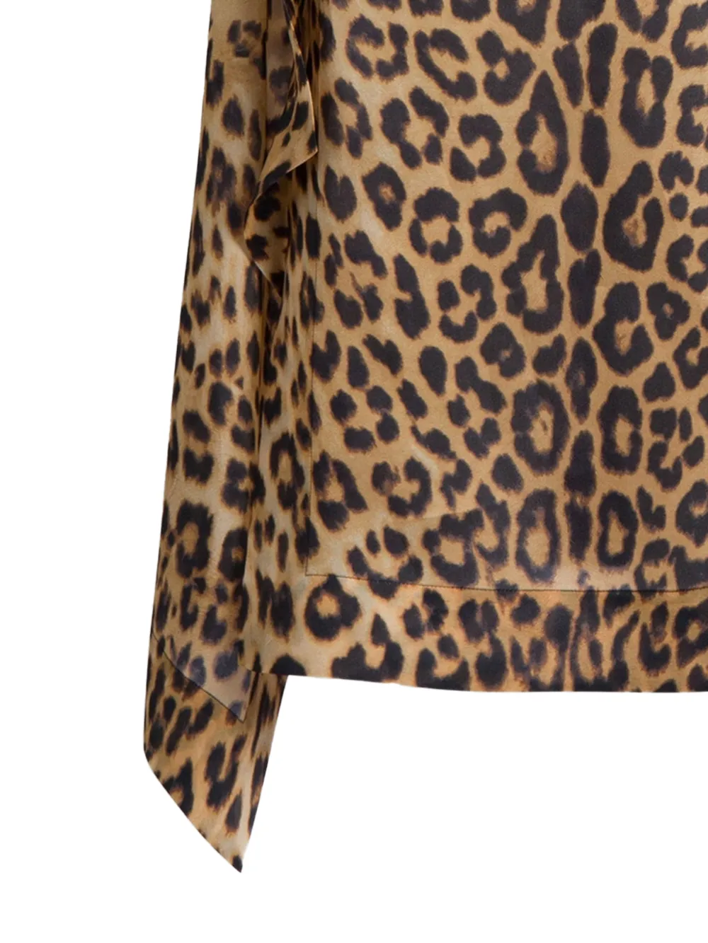 Alberta Ferretti Midi-rok met luipaardprint Bruin