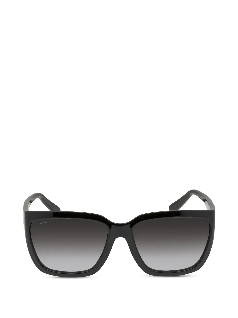 Ferragamo square-frame sunglasses - Nero