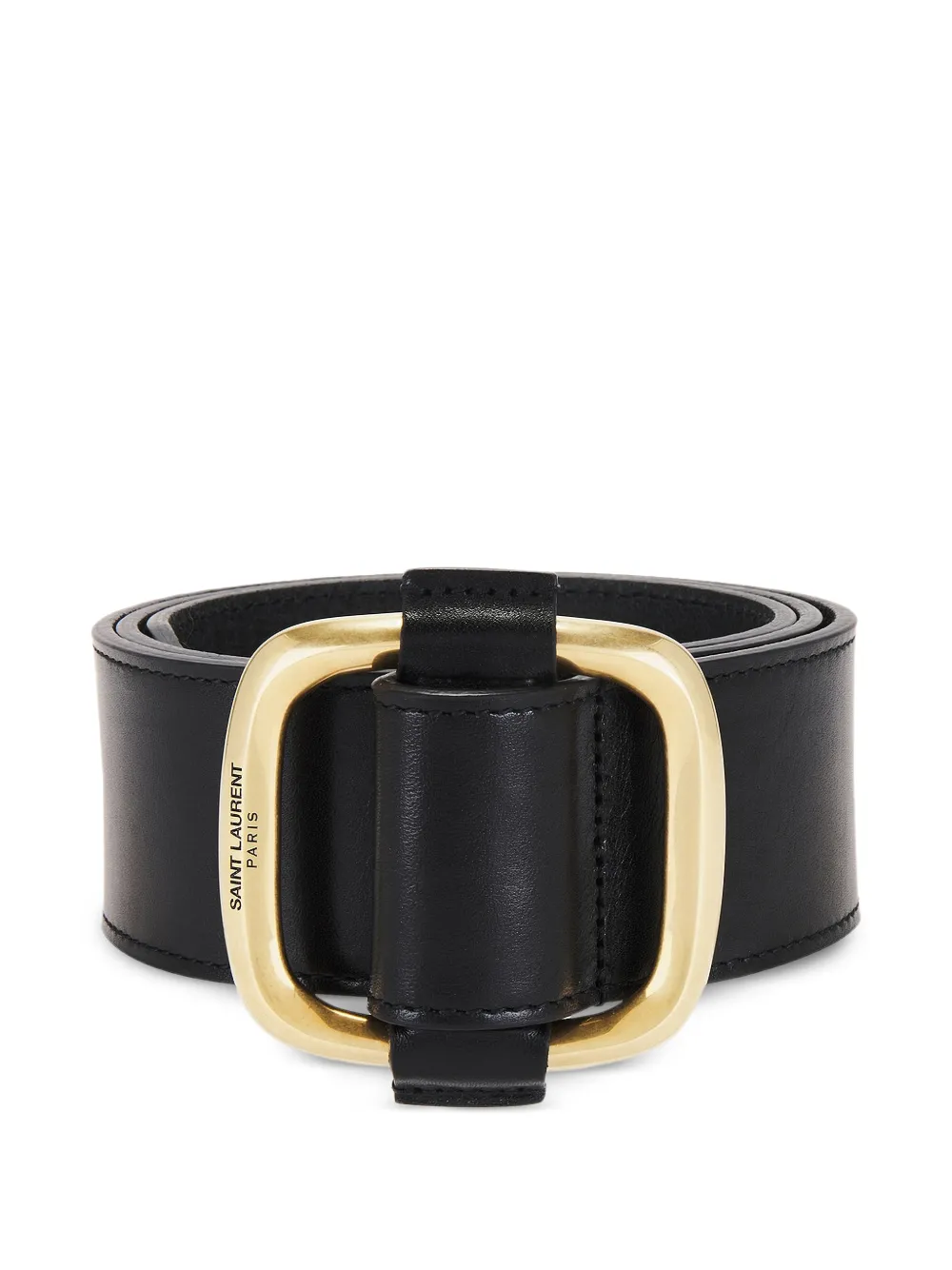 Saint Laurent Leren gespriem Zwart