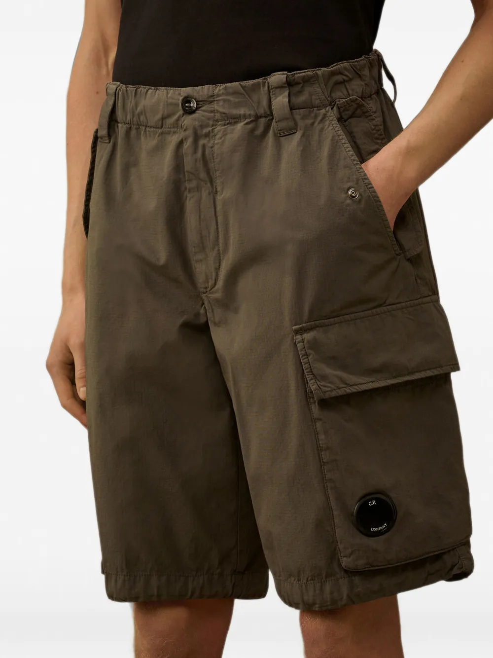 C.P. Company Katoenen cargo shorts Grijs