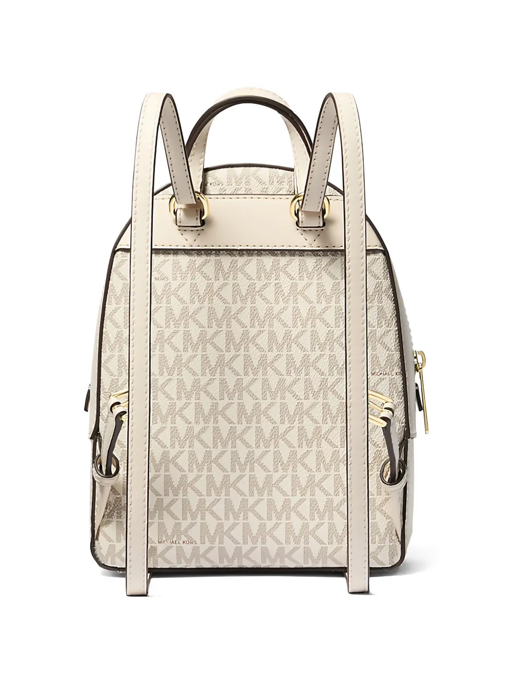 Michael Kors Jaycee kleine rugzak met monogram-print Beige