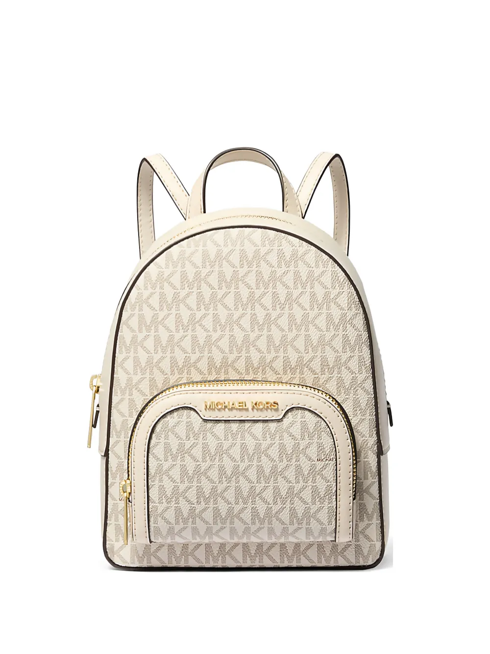 Michael Kors extra small Jaycee monogram-pattern backpack - Toni neutri