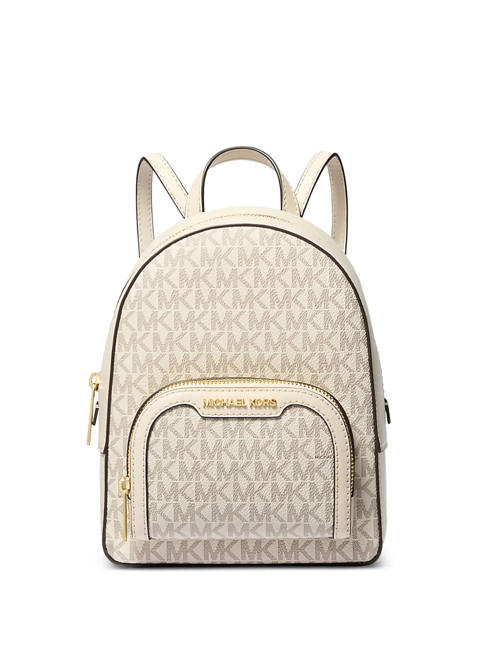Michael Kors extra small Jaycee monogram-pattern backpack - Toni neutri