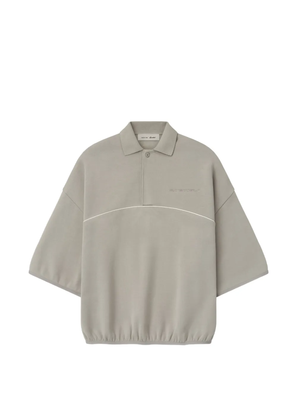 FEAR OF GOD ESSENTIALS Active Trace logo-print piping-detail sweater - Grigio