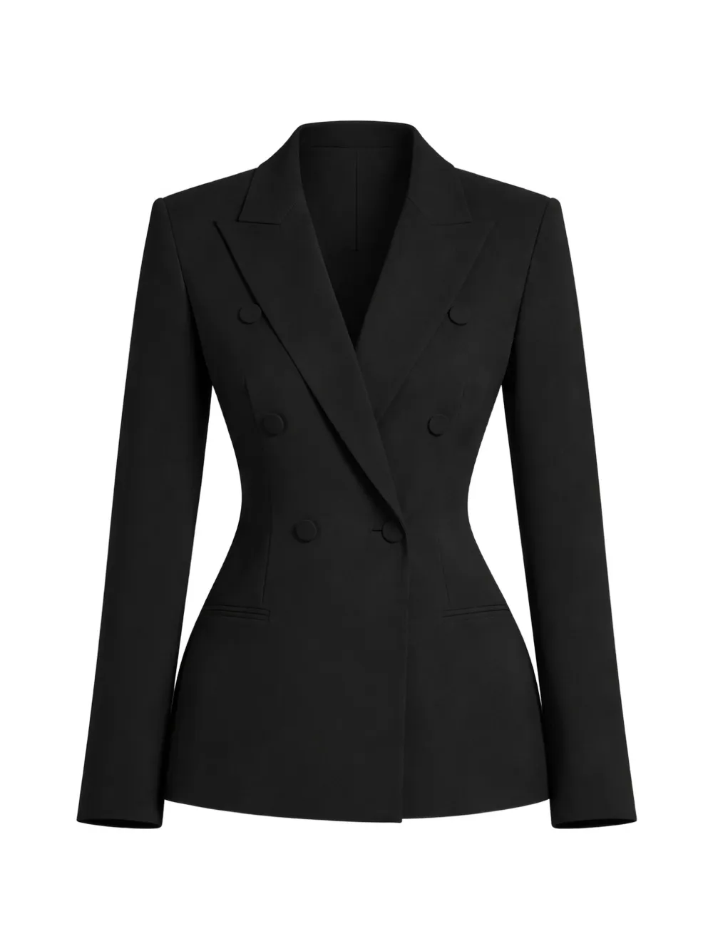 Elie Saab Cady double-breasted tailored blazer - Nero