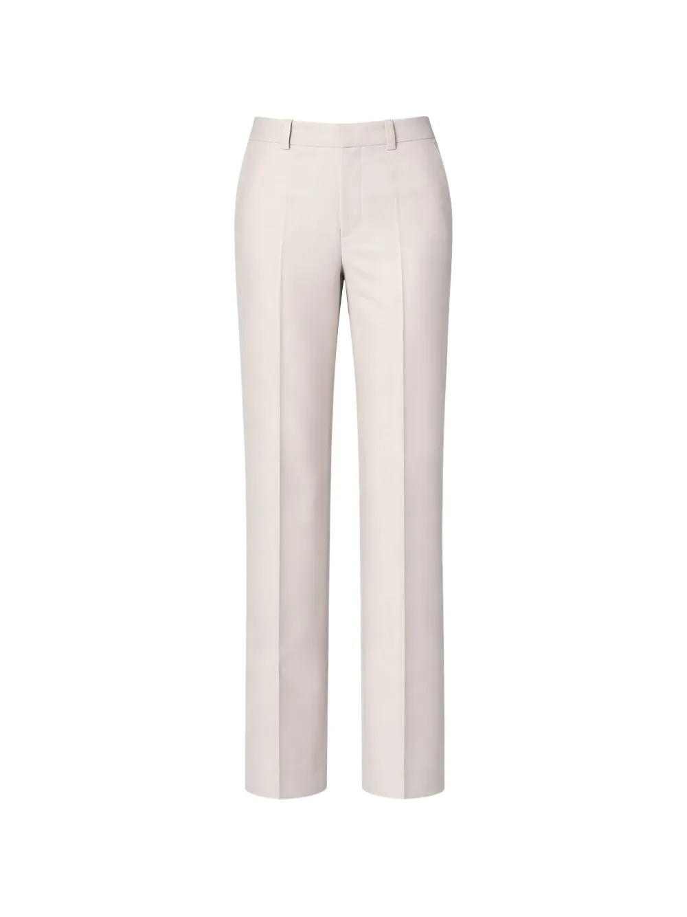 Victoria Beckham pressed-crease wide-leg trousers - Toni neutri