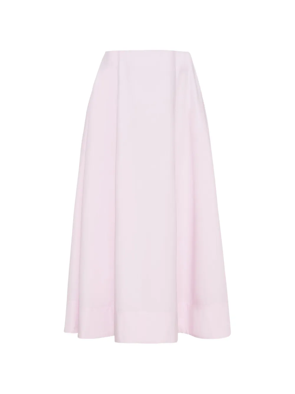 Adam Lippes Rene cotton poplin skirt - Rosa