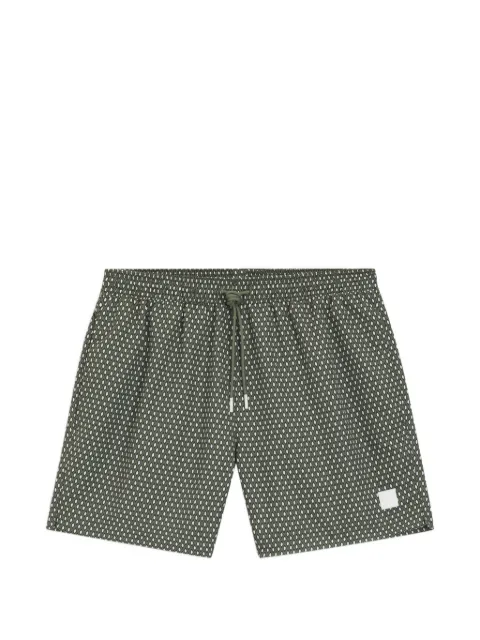 BOSS micro-print swim shorts