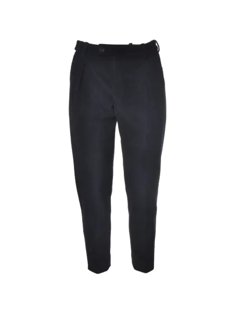 Hosio pleated corduroy trousers