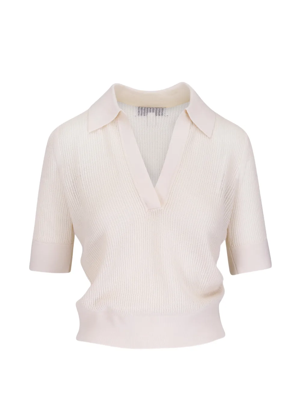 TWP cashmere polo top - Nude
