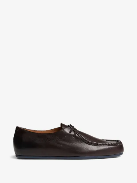 Jil Sander hood lace-up loafers
