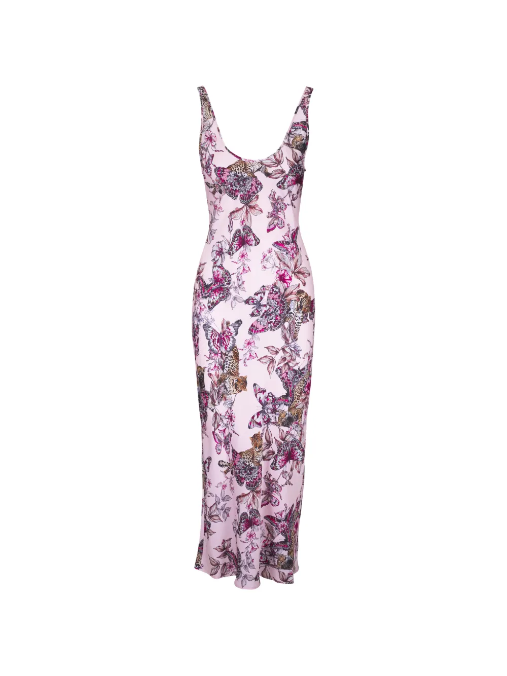 L'Agence Akiya butterfly-print dress - Rosa