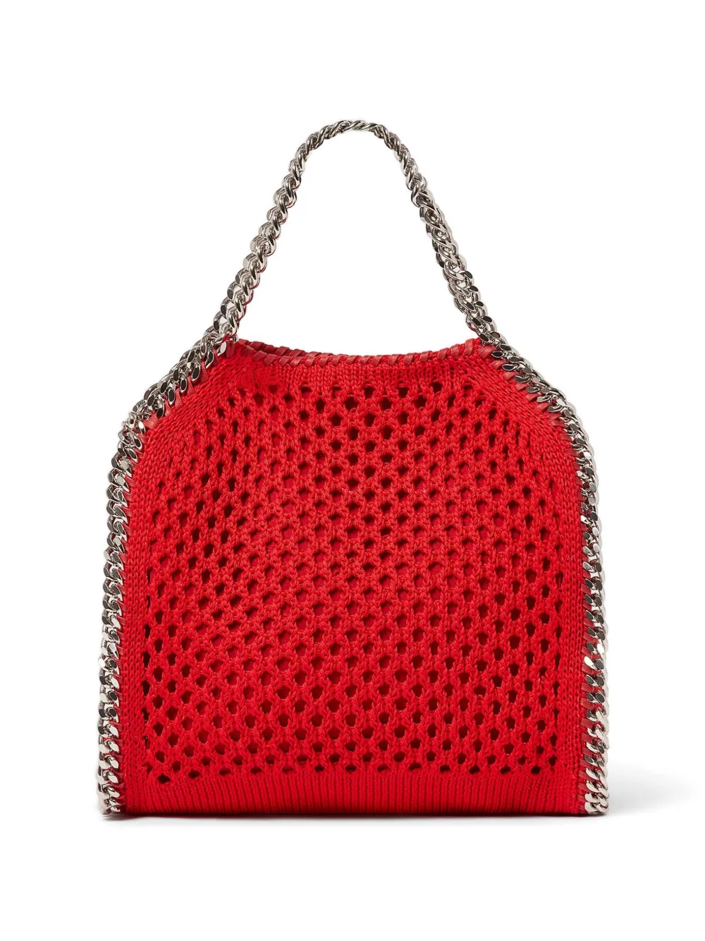 Stella McCartney Falabella kleine mesh schoudertas Rood