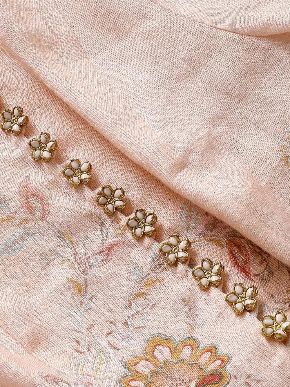 ZIMMERMANN Jurk met pofmouwen Roze