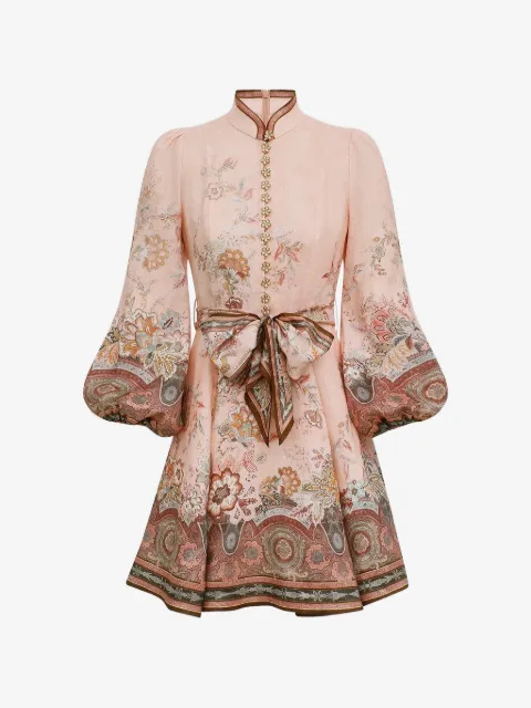 ZIMMERMANN Kleid mit Puffärmeln