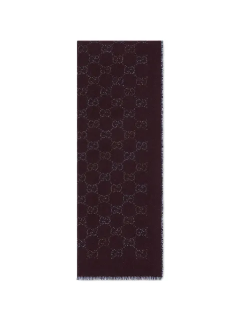 Gucci GG Supreme reversible scarf