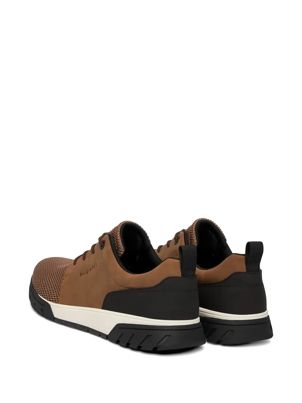 Bugatti Sneakers met mesh vlak Bruin